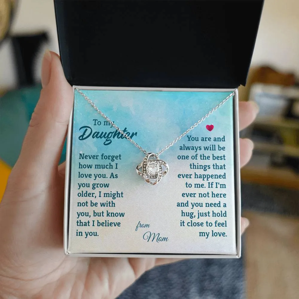 To My Daughter Necklace from Mom, The Best Things That Ever Happened to Me