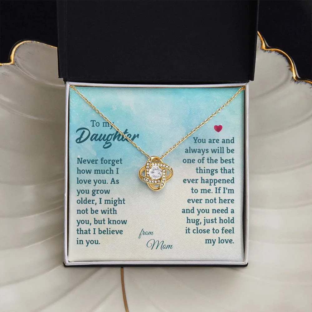 To My Daughter Necklace from Mom, The Best Things That Ever Happened to Me