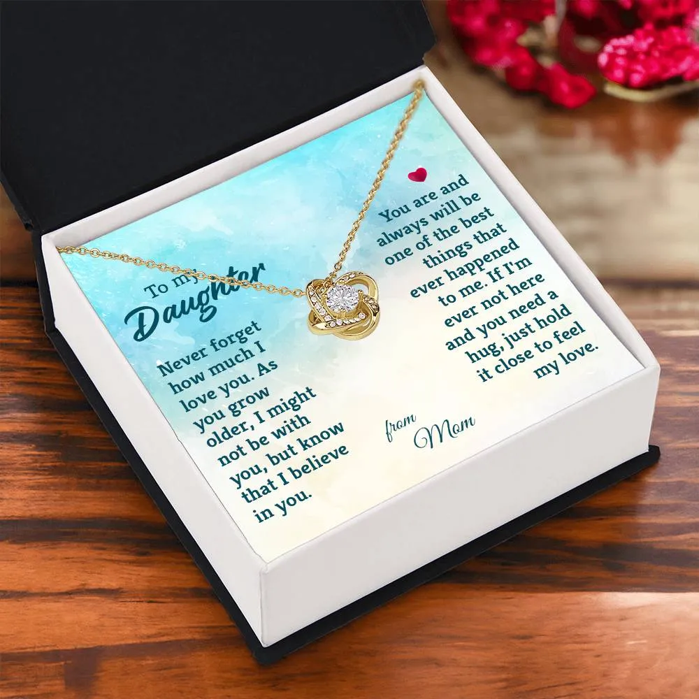 To My Daughter Necklace from Mom, The Best Things That Ever Happened to Me