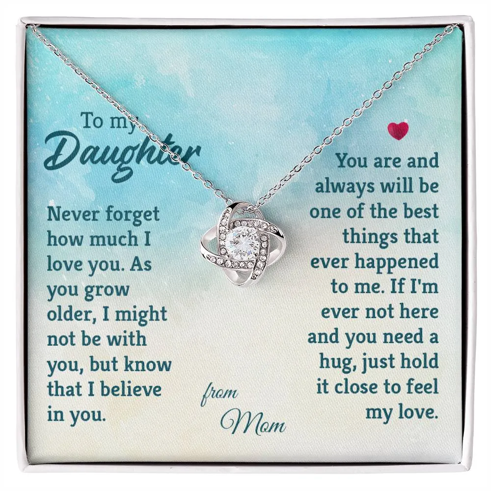 To My Daughter Necklace from Mom, The Best Things That Ever Happened to Me