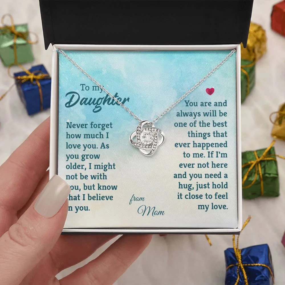 To My Daughter Necklace from Mom, The Best Things That Ever Happened to Me