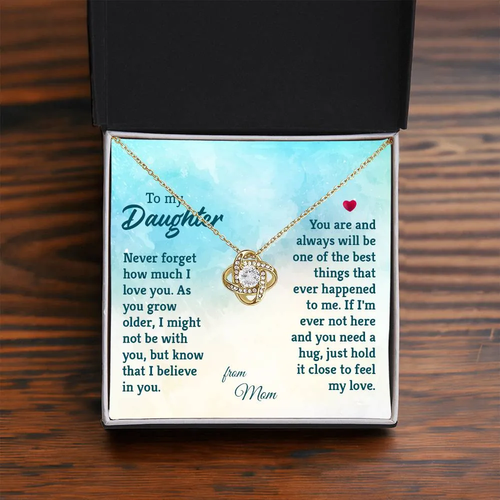 To My Daughter Necklace from Mom, The Best Things That Ever Happened to Me