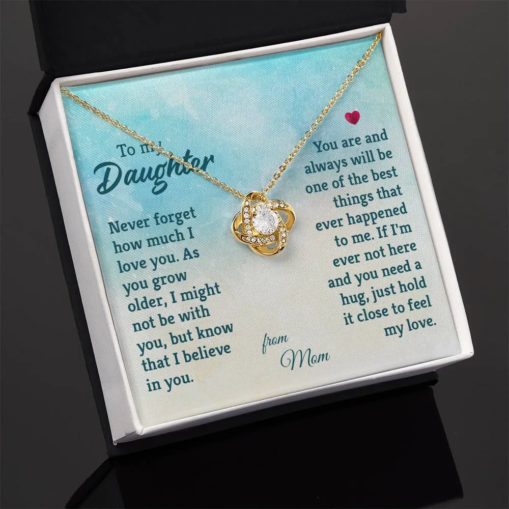 To My Daughter Necklace from Mom, The Best Things That Ever Happened to Me