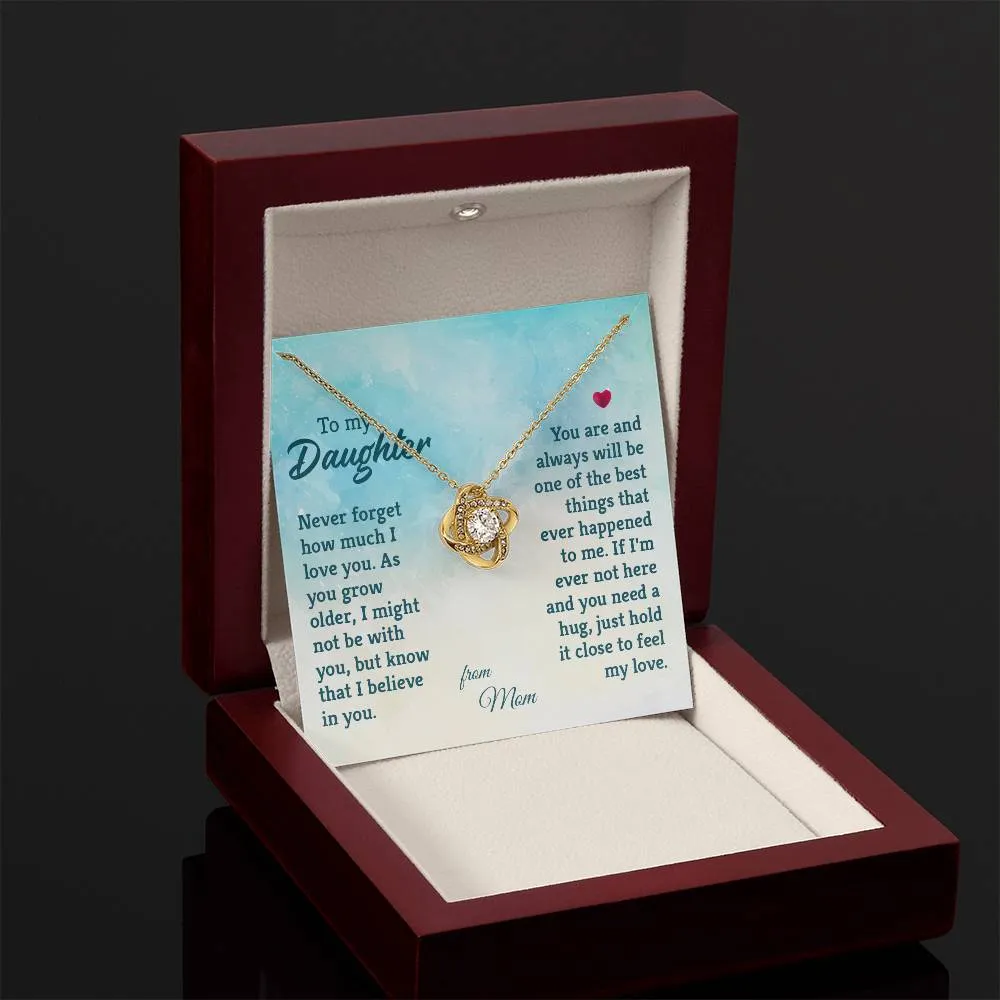 To My Daughter Necklace from Mom, The Best Things That Ever Happened to Me