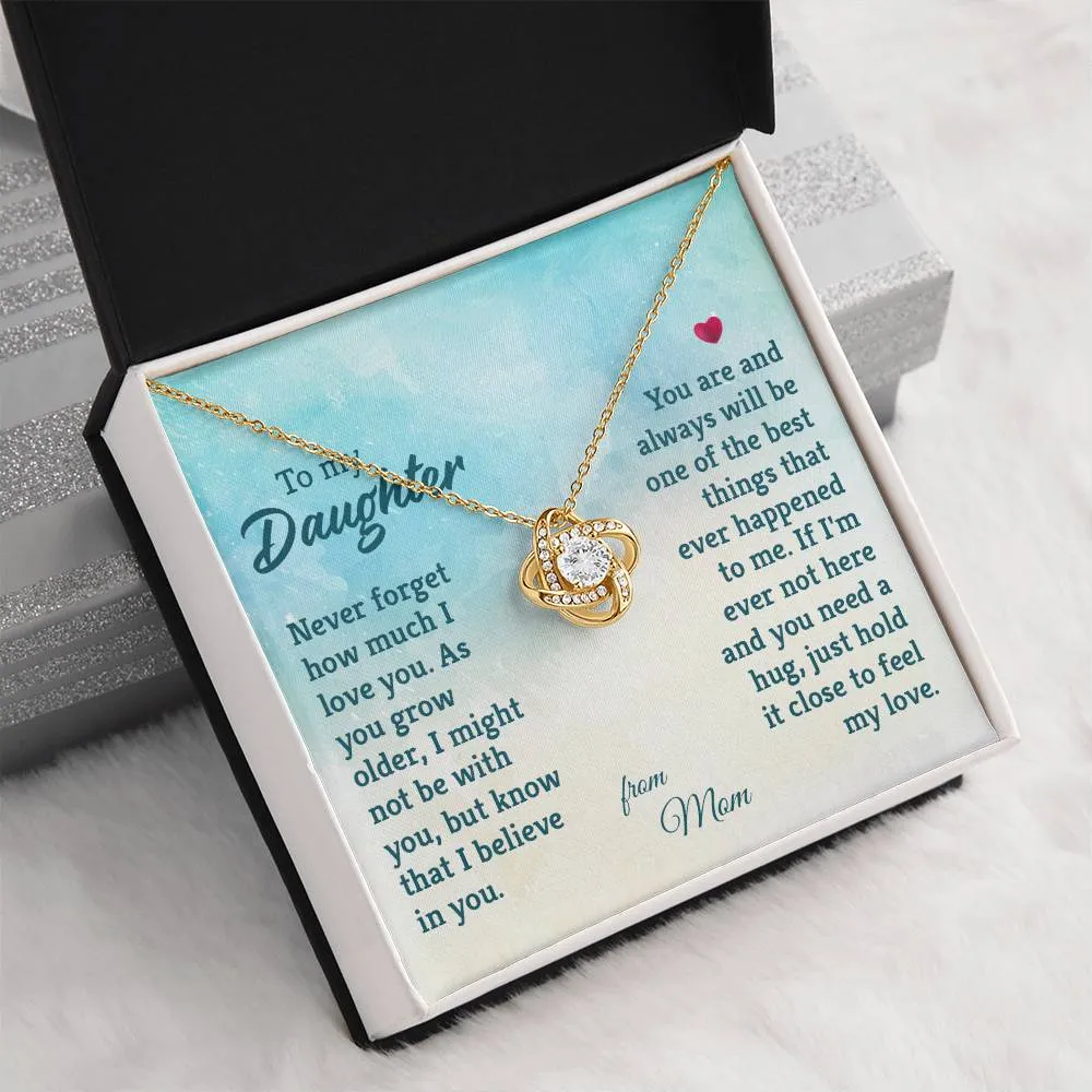 To My Daughter Necklace from Mom, The Best Things That Ever Happened to Me