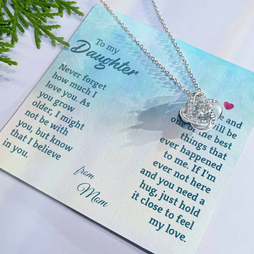 To My Daughter Necklace from Mom, The Best Things That Ever Happened to Me