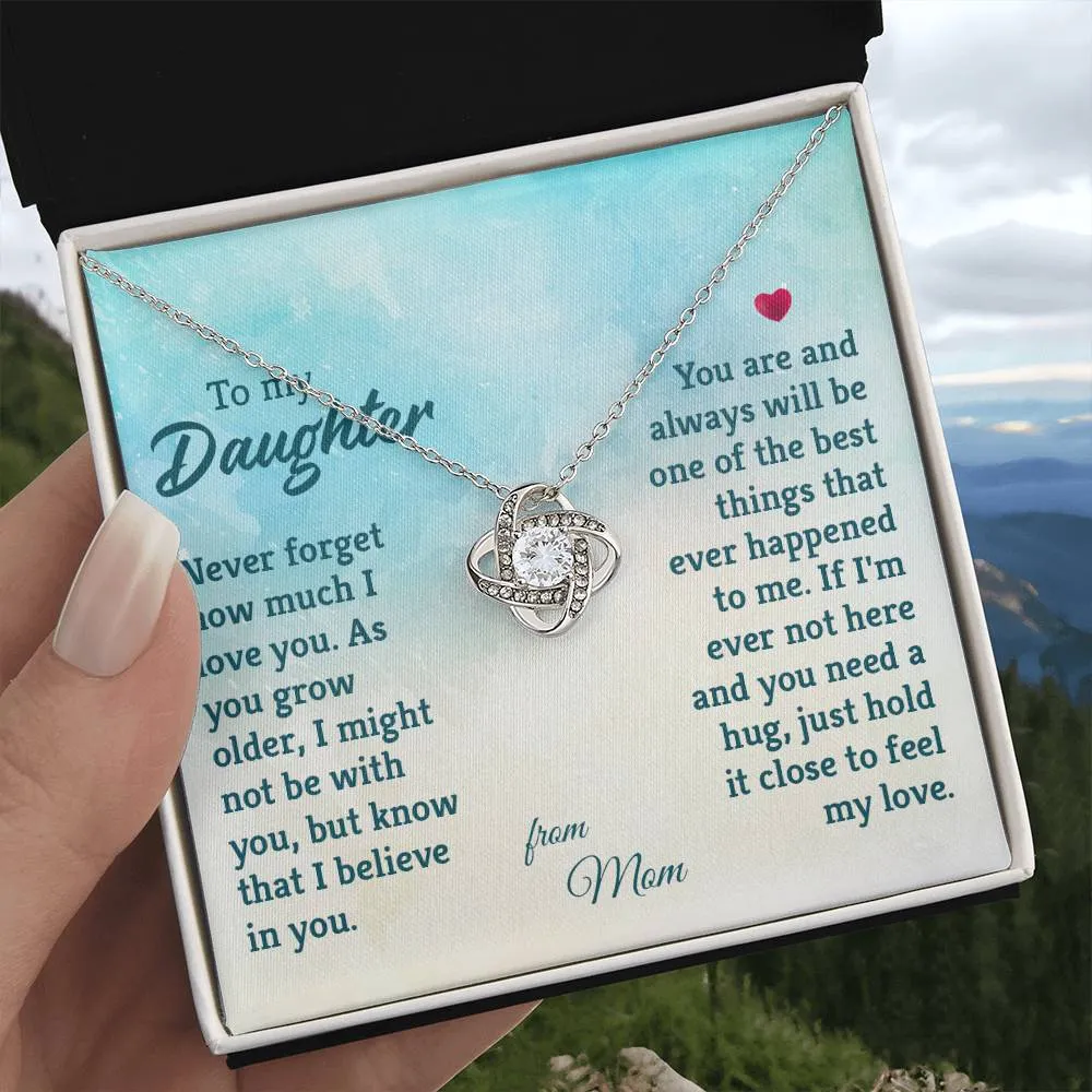 To My Daughter Necklace from Mom, The Best Things That Ever Happened to Me