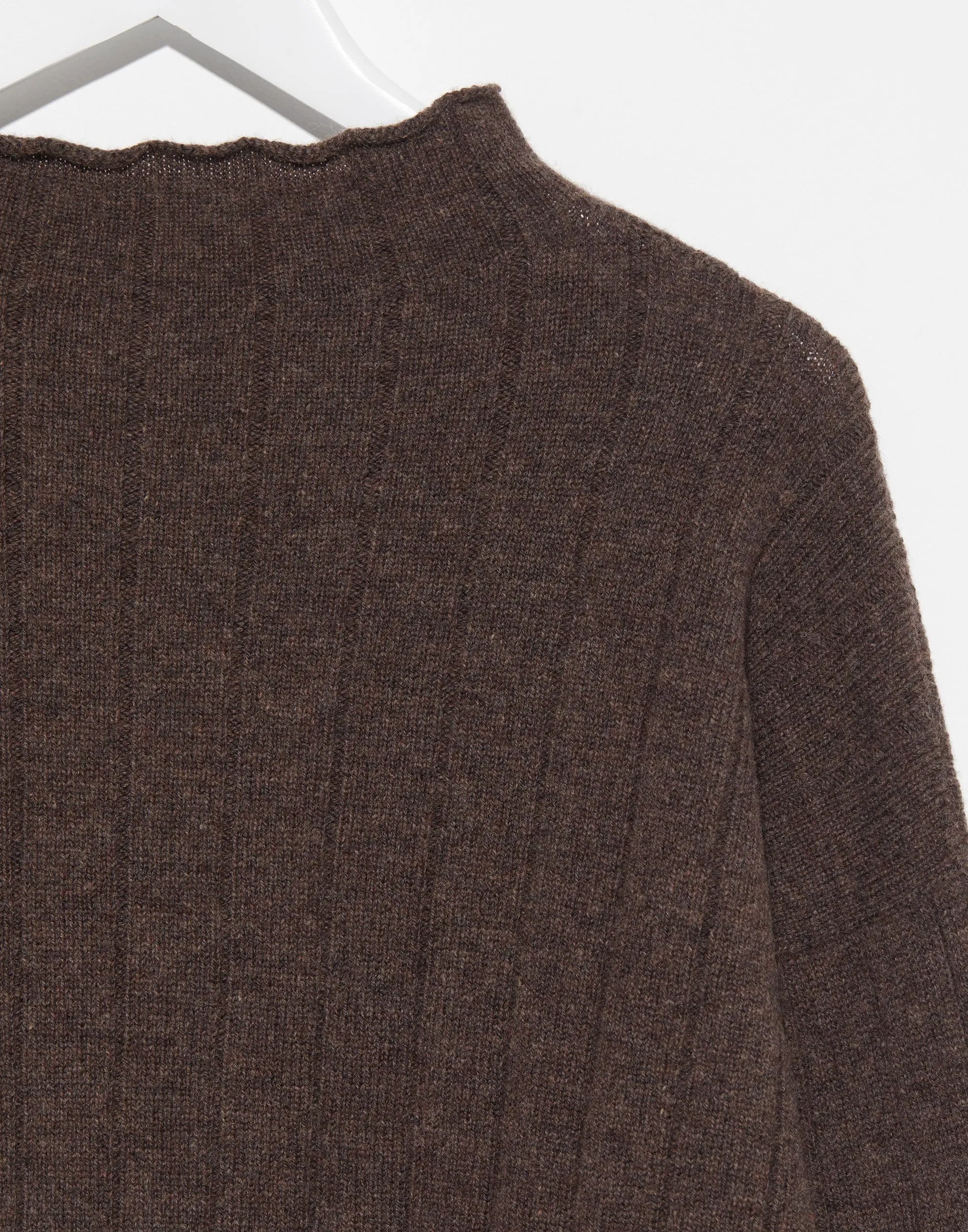 Truffle Merino Wool Echo Pullover