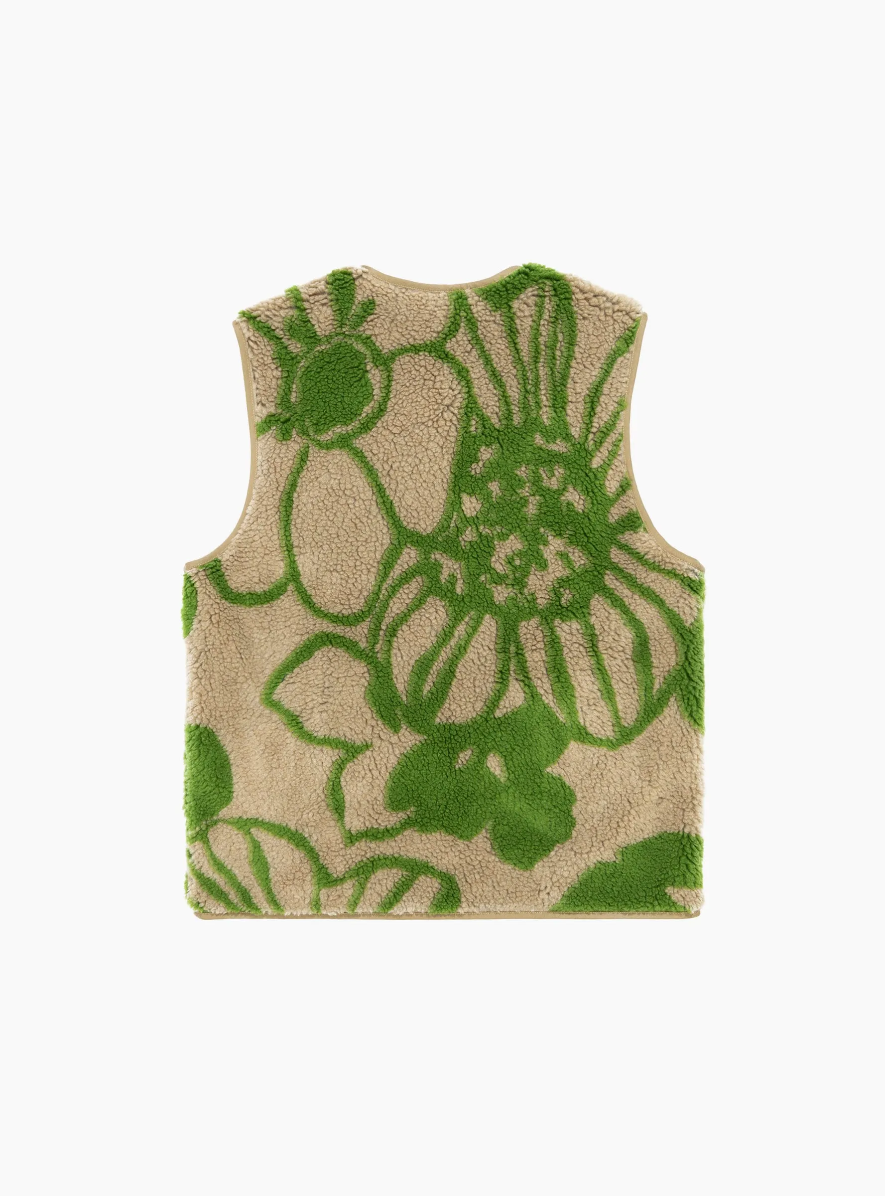 Utah Waistcoat Sand & Green