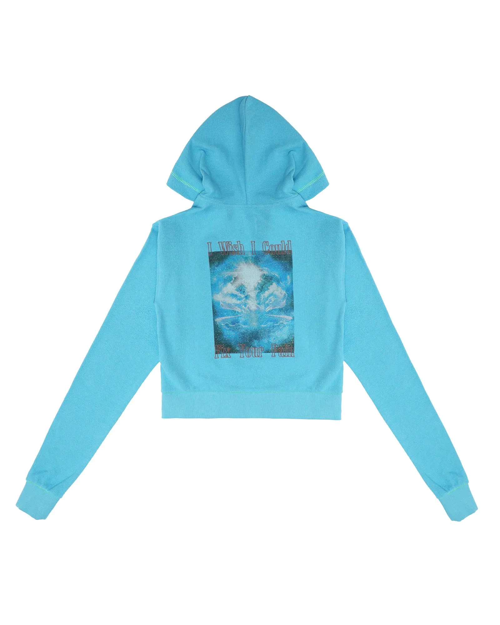 Washed Up Zip-Up Hoodie