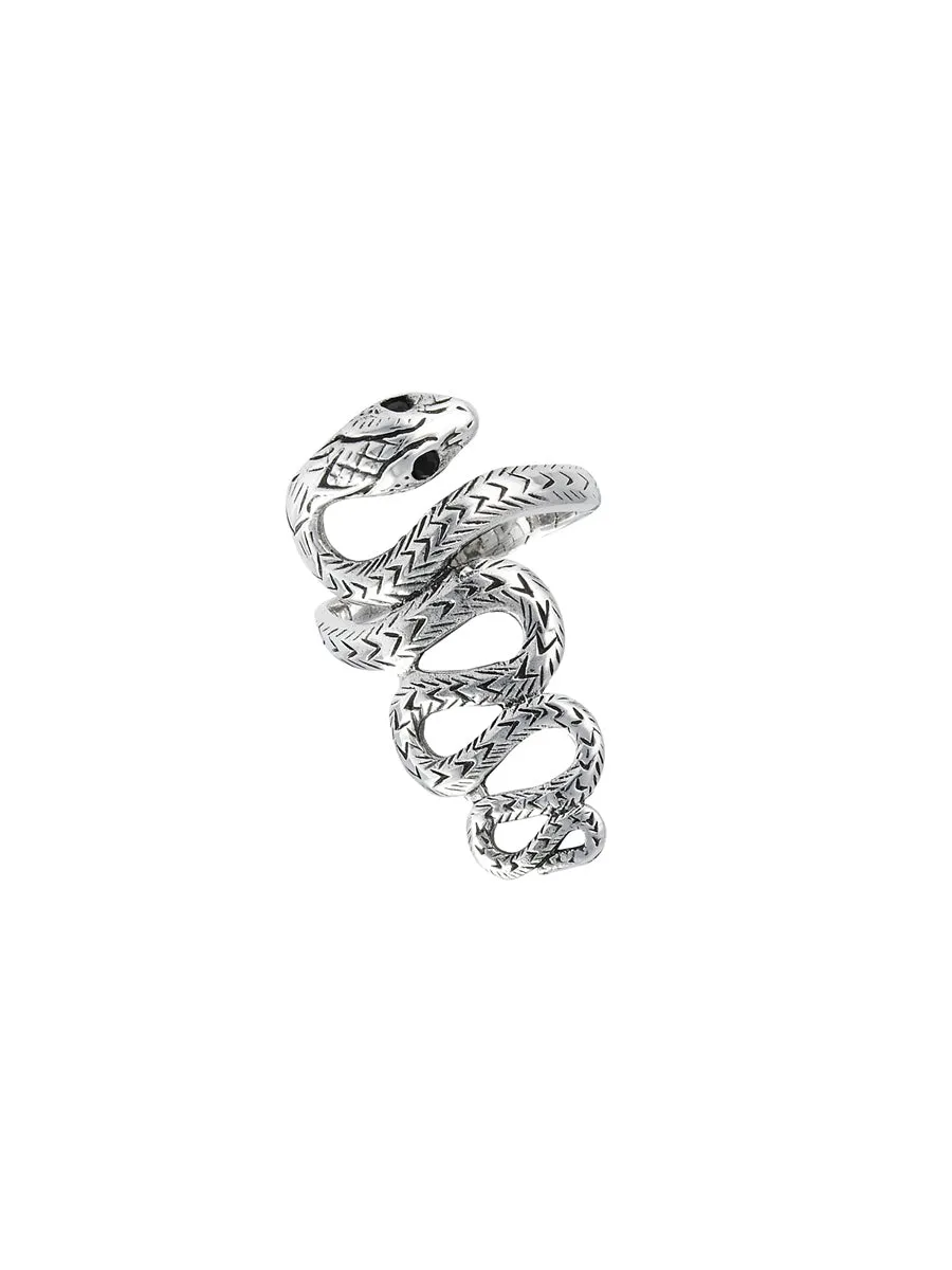 Winding Snake Statement Ring